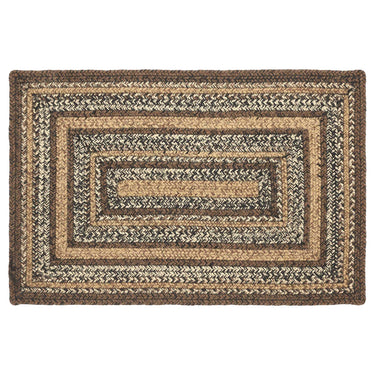 Espresso Jute Braided Rug Rect 20